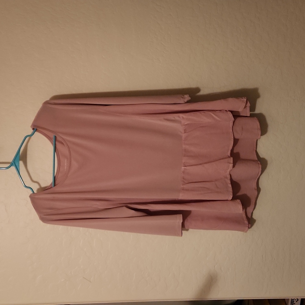 Lane bryant pink top